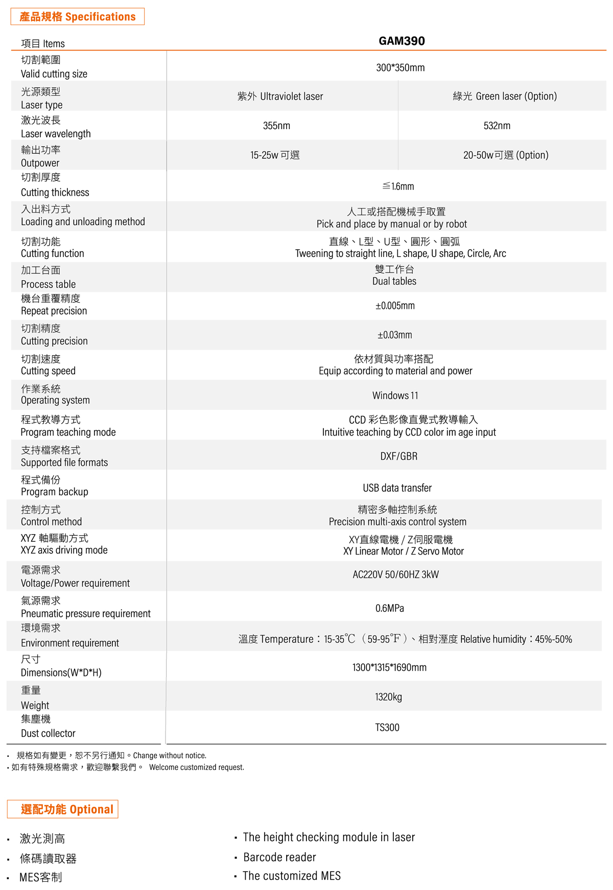 GAM390激光分板机
